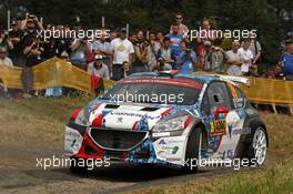 Quentin Giordano (FRA) - T. ROUX (FRA) Peugeot 208 T16 R5 18-24.08.2016 FIA World Rally Championship 2016, Rd 9, Rally Deutschland, Trier, Germany