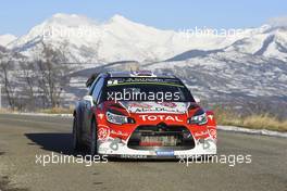Kris Meeke, Paul Nagle (CitroÃ«n DS3 WRC,  CitroÃ«n Total Abu Dhabi WRT) 01.08-10.12.2017 FIA World Rally Championship 2016, Rd 1, Rally Monte Carlo, Monte Carlo, Monaco