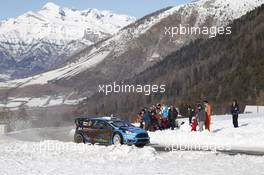 Mads Ostberg, Ola Flone (Ford Fiesta WRC , M-Sport World Rally Team) 20-24.01.2016 FIA World Rally Championship 2016, Rd 1, Rally Monte Carlo, Monte Carlo, Monaco