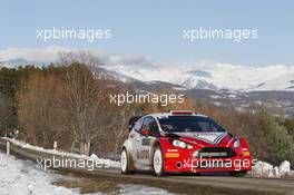 Robert Kubica, Maciej Szczepaniak (Ford Fiesta RS WRC) 01.08-10.12.2017 FIA World Rally Championship 2016, Rd 1, Rally Monte Carlo, Monte Carlo, Monaco