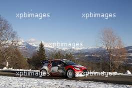 Stephane Lefevbre, Gabin Moreau, Citroen Ds3 WRC 01.08-10.12.2017 FIA World Rally Championship 2016, Rd 1, Rally Monte Carlo, Monte Carlo, Monaco