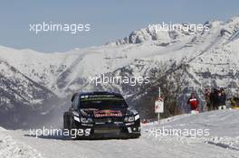 Sebastien Ogier, Julien Ingrassia (Volkswagen Polo WRC #1, Volkswagen Motorsport) 20-24.01.2016 FIA World Rally Championship 2016, Rd 1, Rally Monte Carlo, Monte Carlo, Monaco