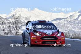 Robert Kubica,  Maciej Szczepaniak (Ford Fiesta RS WRC) 01.08-10.12.2017 FIA World Rally Championship 2016, Rd 1, Rally Monte Carlo, Monte Carlo, Monaco