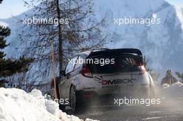 Ott TANAK - Raigo MOLDER, FORD FIESTA RS WRC, DRIVE DMACK WORLD RALLY TEAM 20-24.01.2016 FIA World Rally Championship 2016, Rd 1, Rally Monte Carlo, Monte Carlo, Monaco