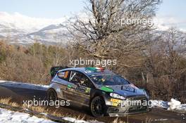 Lorenzo Bertelli,  Simone Scattolin (Ford Fiesta WRC, #37) 01.08-10.12.2017 FIA World Rally Championship 2016, Rd 1, Rally Monte Carlo, Monte Carlo, Monaco