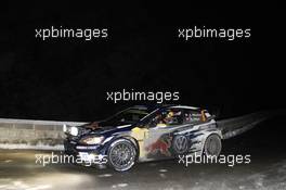 Andreas Mikkelsen ,Anders Jaeger (Volkswagen Polo R WRC, #9 Volkswagen Motorsport II) 20-24.01.2016 FIA World Rally Championship 2016, Rd 1, Rally Monte Carlo, Monte Carlo, Monaco
