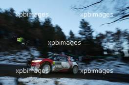 Stephane Lefevbr, Gabin Moreau, Citroen Ds3 WRC 01.08-10.12.2017 FIA World Rally Championship 2016, Rd 1, Rally Monte Carlo, Monte Carlo, Monaco