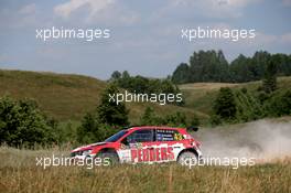 Scott Pedder (AUS) Dale Moscatt (AUS), Skoda Fabia R5 30.06-03.07.2016. World Rally Championship, Rd 7, Rally Poland, Mikolajki, Poland.