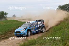 Mads Ostberg (NOR) - Ola Floene (NOR) Ford Fiesta RS WRC, M‚ÄêSport World Rally Team 30.06-03.07.2016. World Rally Championship, Rd 7, Rally Poland, Mikolajki, Poland.