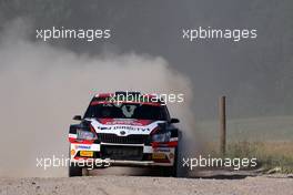 Nicolas Fuchs (PER) - Fernando Mussano (ARG) Skoda Fabia R5 30.06-03.07.2016. World Rally Championship, Rd 7, Rally Poland, Mikolajki, Poland.