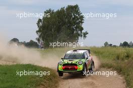Valeriy Gorban (UKR)-Volodymyr Korsia (UKR) BMW-Mini Countryman WRC, Eurolamp World Rally Team 30.06-03.07.2016. World Rally Championship, Rd 7, Rally Poland, Mikolajki, Poland.