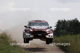 KHALID SUWAIDI (QAT) - Marshall Clarke (GBR) Ford Fiesta R5, CULTURE & SPORT QATAR RALLY TEAM 30.06-03.07.2016. World Rally Championship, Rd 7, Rally Poland, Mikolajki, Poland.