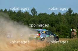 Lorenzo Bertelli (ITA)-Simone Scattolin (ITA) Ford Fiesta RS WRC, FWRT 30.06-03.07.2016. World Rally Championship, Rd 7, Rally Poland, Mikolajki, Poland.