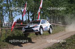 Teemu Suninen (FIN) Mikko Markkula (FIN), Skoda Fabia R5 30.06-03.07.2016. World Rally Championship, Rd 7, Rally Poland, Mikolajki, Poland.