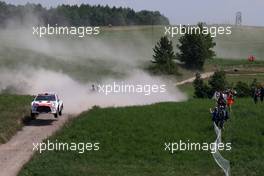 Pierre Louis Loubet (FRA) - Vincent Landais (FRA) Citroen DS3 R5 30.06-03.07.2016. World Rally Championship, Rd 7, Rally Poland, Mikolajki, Poland.