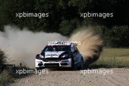 Karl Kruuda (EST) - Martin Jarveoja (EST) Ford Fiesta R5, Drive Dmack Trophy Team 30.06-03.07.2016. World Rally Championship, Rd 7, Rally Poland, Mikolajki, Poland.