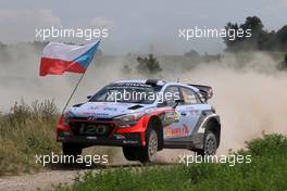 Thierry Neuville (BEL)- Gilsoul (BEL) Hyundai New i20 WRC, Hyundai Motorsport 30.06-03.07.2016. World Rally Championship, Rd 7, Rally Poland, Mikolajki, Poland.