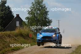 Eric Camilli (FRA)-Benjamin Veillas Ford Fiesta RS WRC, M‚ÄêSport World Rally Team 30.06-03.07.2016. World Rally Championship, Rd 7, Rally Poland, Mikolajki, Poland.