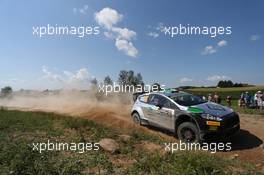 Lorenzo Bertelli (ITA)  Simone Scattolin (ITA), Ford Fiesta WRC 30.06-03.07.2016. World Rally Championship, Rd 7, Rally Poland, Mikolajki, Poland.