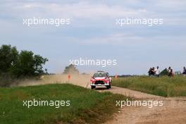 Craig Breen (IRE) - Scott Martin (GBR) Citroen DS3 WRC, Abu Dhabi Total World Rally Team 30.06-03.07.2016. World Rally Championship, Rd 7, Rally Poland, Mikolajki, Poland.