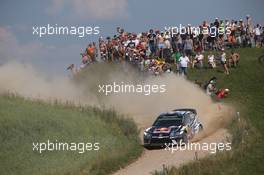 Sebastien Ogier (FRA) Julien Ingrassia (FRA), VW Polo WRC, Volkswagen Motorsport 30.06-03.07.2016. World Rally Championship, Rd 7, Rally Poland, Mikolajki, Poland.