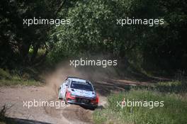 Thierry Neuville (BEL)  Gilsoul (BEL), Hyundai i20 WRC, Hyundai Motorsport 30.06-03.07.2016. World Rally Championship, Rd 7, Rally Poland, Mikolajki, Poland.