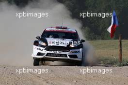 Marius Aasen (NOR) - Veronica Engan (NOR) Ford Fiesta R5, Drive Dmack Trophy Team 30.06-03.07.2016. World Rally Championship, Rd 7, Rally Poland, Mikolajki, Poland.