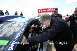 Jean Todt (FRA), President FIA and Andreas Mikkelsen (NOR)-Anders Jaeger (NOR) Volkswagen Polo, Volkswagen Motorsport II 20-22.05.2016 FIA World Rally Championship 2016, Rd 5, Rally Portugal, Matosinhos, Portugal