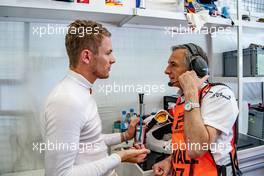 Nürburgring (GER) 26th May 2017. Charly Lamm (GER) Team Manager, #42 BMW M6 GT3, BMW Team Schnitzer, Marco Wittmann (GER),