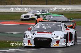 ISR - Filip Salaquarda(CZE), Frank Stippler(DEU), Clemens Schmid(AUT) - Audi R8 LMS 13-14.05.2017. Blancpain Endurance Series, Rd 4, Silverstone, England.