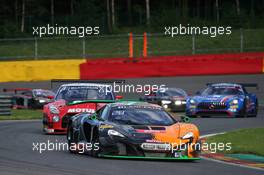 Strakka Racing, Ben Barnicoat(GBR), Rob Bell(GBR),Come Ledogar(FRA) - McLaren 650 S GT3 27-30.07.2017. Blancpain Endurance Series, Rd 7, 24 Hours of Spa, Spa Francorchamps, Belgium