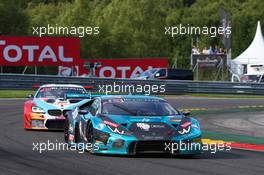 Attempto Racing - Giorgio Maggi(ITA), JÃ¼rgen Krebs(DEU), Clement Mateu(FRA), Sarah Bovy(BEL) - Lamborghini Huracan GT3 27-30.07.2017. Blancpain Endurance Series, Rd 7, 24 Hours of Spa, Spa Francorchamps, Belgium