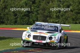 Bentley Team M-Sport - Maxime Soulet(BEL), Vincent Abril(MCO), Andy Soucek(ESP) - Bentley Continental GT3 27-30.07.2017. Blancpain Endurance Series, Rd 7, 24 Hours of Spa, Spa Francorchamps, Belgium