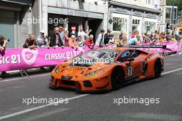 Orange 1 Team Lazarus - Nicolas Pohler (DEU), Fabrizio Crestani (ITA), Luca Filippi (ITA) - Lamborghini Huracan GT3 27-30.07.2017. Blancpain Endurance Series, Rd 7, 24 Hours of Spa, Spa Francorchamps, Belgium