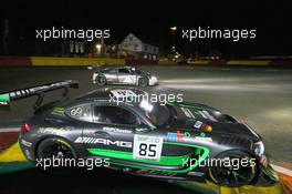 HTP Motorsport - Edward Sandstrom(SWE),Fabian Schiller(DEU),Dominik Baumann(AUT) - Mercedes-AMG GT3 27-30.07.2017. Blancpain Endurance Series, Rd 7, 24 Hours of Spa, Spa Francorchamps, Belgium