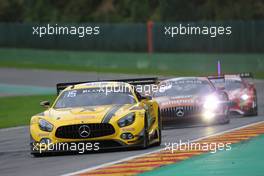 Black Falcon-Mercedes-Chaponik Dore (USA), Sandberg Brett (USA), Heckert Scott (USA), Bleekemolen Jeroen (NDL) - AMG GT3-Pro 27-30.07.2017. Blancpain Endurance Series, Rd 7, 24 Hours of Spa, Spa Francorchamps, Belgium