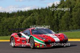 AF Corse - Ishikawa Motoaki(JPN), Lorenzo Bontempelli(ITA), Olivier Beretta(MCO), Francesco Castellacci(MCO) - Ferrari 488 GT3 27-30.07.2017. Blancpain Endurance Series, Rd 7, 24 Hours of Spa, Spa Francorchamps, Belgium