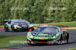 Rinaldi Racing - Pierre Ehret(DEU), Rino Mastronardi(ITA), Patrick Van Glabeke(BEL), Gabriele Lancieri(ITA) - Ferrari 488 GT3 27-30.07.2017. Blancpain Endurance Series, Rd 7, 24 Hours of Spa, Spa Francorchamps, Belgium