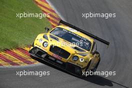 Bentley Team ABT - Christer Jons(DEU), Jordan Pepper(ZAF), Nico Verdonck(BEL) - Bentley Continental GT3 27-30.07.2017. Blancpain Endurance Series, Rd 7, 24 Hours of Spa, Spa Francorchamps, Belgium