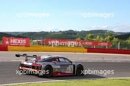 Audi Sport Team WRT - Marcel Fassler(CHE), Andre Lotterer(DEU), Dries Vanthoor(BEL) - Audi R8 LMS 27-30.07.2017. Blancpain Endurance Series, Rd 7, 24 Hours of Spa, Spa Francorchamps, Belgium