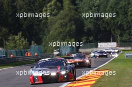 Audi Sport Team WRT - Antonio Garcia(ESP), Nico Mueller(CHE), Rene Rast(DEU) - Audi R8 LMS 27-30.07.2017. Blancpain Endurance Series, Rd 7, 24 Hours of Spa, Spa Francorchamps, Belgium