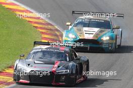 Audi Sport Team WRT - Connor De Phillippi(USA), Christopher Mies(DEU), Frederic Vervisch(BEL) - Audi R8 LMS 27-30.07.2017. Blancpain Endurance Series, Rd 7, 24 Hours of Spa, Spa Francorchamps, Belgium