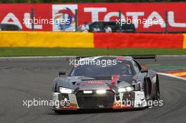 Audi Sport Team ISR - Pierre Kaffer(DEU), Frank Stippler(DEU), Kelvin van der Linde(ZAF) - Audi R8 LMS 27-30.07.2017. Blancpain Endurance Series, Rd 7, 24 Hours of Spa, Spa Francorchamps, Belgium