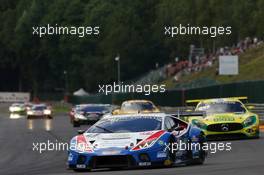 Ombra Racing - Michele Beretta(ITA), Stefano Gattuso(ITA), Andrea Piccini(ITA) - Lamborghini Huracan GT3 27-30.07.2017. Blancpain Endurance Series, Rd 7, 24 Hours of Spa, Spa Francorchamps, Belgium