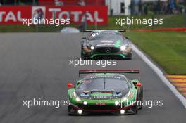 Rinaldi Racing, Alexander Mattschull(DEU), Rinat Salikhov(RUS), Matteo Malucelli(ITA), Norbert Siedler(AUT) - Ferrari 488 GT3 27-30.07.2017. Blancpain Endurance Series, Rd 7, 24 Hours of Spa, Spa Francorchamps, Belgium