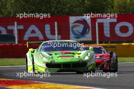 Rinaldi Racing, Alexander Mattschull(DEU), Rinat Salikhov(RUS), Matteo Malucelli(ITA), Norbert Siedler(AUT) - Ferrari 488 GT3 27-30.07.2017. Blancpain Endurance Series, Rd 7, 24 Hours of Spa, Spa Francorchamps, Belgium