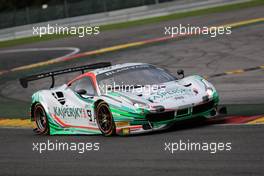 Kaspersky Motorsport - Giancarlo Fisichella(ITA), Marco Cioci(ITA), James Calado(GBR) - Ferrari 488 GT3 27-30.07.2017. Blancpain Endurance Series, Rd 7, 24 Hours of Spa, Spa Francorchamps, Belgium