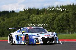 Audi Sport Team Sainteloc - Christopher Haase(DEU), Jules Gounon(FRA), Markus Winkelhock(DEU) - Audi R8 LMS 27-30.07.2017. Blancpain Endurance Series, Rd 7, 24 Hours of Spa, Spa Francorchamps, Belgium