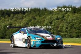 Oman Racing Team with TF Sport - Ahmad Al Harthy(OMN), Salih Yoluc(TRK), Jonny Adam(GBR),Euan Hankey(GBR) - Aston Martin V12 GT 27-30.07.2017. Blancpain Endurance Series, Rd 7, 24 Hours of Spa, Spa Francorchamps, Belgium