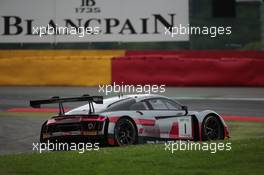 Audi Sport Team WRT - Antonio Garcia(ESP), Nico Mueller(CHE), Rene Rast(DEU) - Audi R8 LMS 27-30.07.2017. Blancpain Endurance Series, Rd 7, 24 Hours of Spa, Spa Francorchamps, Belgium